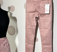 AD'ORO Skinny rózsaszín farmernadrág - XL méret/EUR42